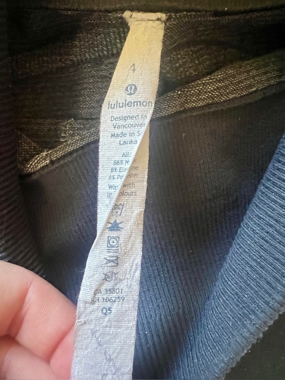 Lululemon Athletica Grey Speckled Ebb to Street Leggings - Size 4 - Picture 12 of 12